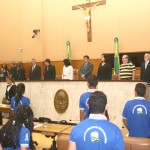 Alunos da rede estadual participam do projeto Parlamentar por um dia na Assembleia - Fotos: José Santana Filho/Seed