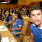 Alunos da rede estadual participam do projeto Parlamentar por um dia na Assembleia - Fotos: José Santana Filho/Seed