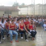 Colégio estadual do Alto Sertão completa 50 anos de fundação - Alunos do Colégio Estadual Cícero Bezerra na Alvorada festiva / Fotos: Ascom/Seed