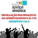 Fundação Aperipê divulga finalistas do V Festival Aperipê de Música -