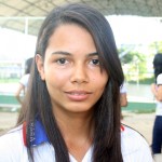 Itabaiana comemora reforma do Colégio Estadual Murilo Braga - A aluna Andresa Dantas