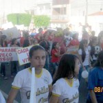 Colégio estadual do Alto Sertão completa 50 anos de fundação - Alunos do Colégio Estadual Cícero Bezerra na Alvorada festiva / Fotos: Ascom/Seed