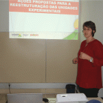 Pesquisadores da Emdagro apresentam linhas de pesquisas a técnicos de Ater   - A coordenadora estadual da Pesquisa