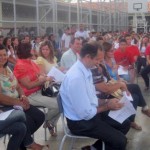 Colégio estadual do Alto Sertão completa 50 anos de fundação - Alunos do Colégio Estadual Cícero Bezerra na Alvorada festiva / Fotos: Ascom/Seed