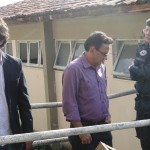 João Eloy visita escola incendiada e determina agilidade na investigação - Fotos: Ascom/SSP