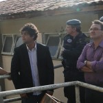 João Eloy visita escola incendiada e determina agilidade na investigação - Fotos: Ascom/SSP