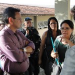 João Eloy visita escola incendiada e determina agilidade na investigação - Fotos: Ascom/SSP