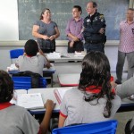 João Eloy visita escola incendiada e determina agilidade na investigação - Fotos: Ascom/SSP
