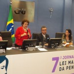 Secretária Maria Teles participa da VII jornada da lei Maria da Penha -