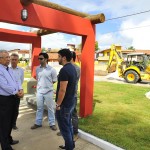 Jackson Barreto visita obra na Atalaia Nova - Fotos: Marcos Rodrigues/ASN