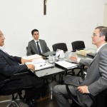 Jackson recebe presidente da OAB e membros da Comissão de Advocacia Pública  - Fotos: Marcos Rodrigues/ASN