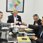 Jackson recebe presidente da OAB e membros da Comissão de Advocacia Pública  - Fotos: Marcos Rodrigues/ASN