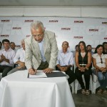 Jackson assina ordem de serviço para adutora de Itabaianinha