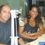 Educação tem programa de rádio debatido no 21º Congresso Brasileiro de Fonoaudiologia - Apresentadores Paulo Fernandes e Taís Olívia/ Foto: Ascom/ Seed