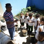 Horta transforma o ambiente da Escola Estadual Judite Oliveira - Foto: Eugênio Barreto/Seed