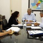 Jackson discute obras do Sergipe Cidades com a secretária Lúcia Falcón -
