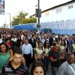 Jackson percorreu as ruas da cidade