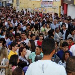 Jackson percorreu as ruas da cidade