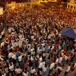 Jackson percorreu as ruas da cidade