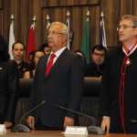 Jackson acompanha posse de Paulo Lima no cargo de procurador de Justiça - O governador em exercício Jackson Barreto