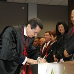 Jackson acompanha posse de Paulo Lima no cargo de procurador de Justiça - O governador em exercício Jackson Barreto