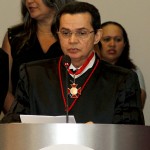 Jackson acompanha posse de Paulo Lima no cargo de procurador de Justiça - O governador em exercício Jackson Barreto