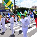 Mais de 4 mil alunos desfilam em comemoração à Independência do Brasil  - Banda Marcial do Ierb durante o desfile do ano passado (Fotos: Arquivo/Educação)