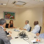 Diretoria do Banese recebe empresários da Atalaia Transportes - Dirigentes do Banese e da Atalaia Transportes / (Foto: Ascom/Banese)