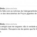 Déda comemora anúncios da Vale e descoberta de grande reserva de petróleo  -