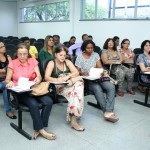 Seed realiza reunião para apresentar manual do programa BPC - A professora Aparecida Nazário  / Fotos: Juarez SIlveira/Seed