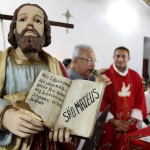 Jackson acompanha procissão de padroeiro no povoado São Mateus -