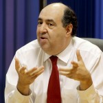 Jackson cobra melhoria dos serviços da Anatel e das operadoras de telefonia - O governador em exercício Jackson Barreto e o presidente da Agência Nacional de Telecomunicações (Anatel)