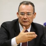 Jackson cobra melhoria dos serviços da Anatel e das operadoras de telefonia - O governador em exercício Jackson Barreto e o presidente da Agência Nacional de Telecomunicações (Anatel)