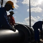 Deso dá início a assentamento de nova adutora para a Barra - Fotos: Ascom/Deso