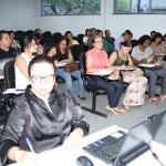 Seed realiza reunião para apresentar manual do programa BPC - A professora Aparecida Nazário  / Fotos: Juarez SIlveira/Seed