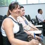 Seed realiza reunião para apresentar manual do programa BPC - A professora Aparecida Nazário  / Fotos: Juarez SIlveira/Seed