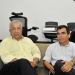 parlamentares e dirigentes de instituições  -  Jackson recebeu o presidente da CUT/SE