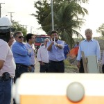 Jackson Barreto visita obra do anel viário no entorno do aeroporto  -