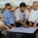 Jackson Barreto visita obra do anel viário no entorno do aeroporto  -