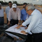 Jackson Barreto visita obra do anel viário no entorno do aeroporto  -