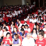 Alunos e professores comemoram os 143 anos do Colégio Atheneu - Fotos: Juarez Silveira/Seed