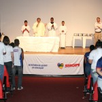 Alunos e professores comemoram os 143 anos do Colégio Atheneu - Fotos: Juarez Silveira/Seed