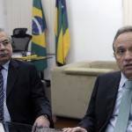 Jackson e presidente da Vale discutem implantação do projeto Carnalita - Jackson e o presidente da Vale