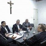 Jackson e presidente da Vale discutem implantação do projeto Carnalita - Jackson e o presidente da Vale