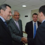 Silvio Santos acompanha solenidade de posse do novo procurador do Trabalho - O secretário chefe da Casa Civil