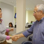 Jackson faz visita de cortesia ao novo diretor de jornalismo da TV Sergipe -