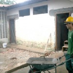 Governo entregará ônibus e escola reformada em Propriá - Escola Estadual Dom Antônio Cabral durante a reforma