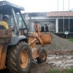 Governo entregará ônibus e escola reformada em Propriá - Escola Estadual Dom Antônio Cabral durante a reforma