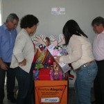 Funcionários da Codise doam brinquedos para o projeto “Reutilize Alegria” desenvolvido pela Semarh  - Fotos: Ascom/Meio Ambiente