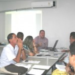Técnicos da Semarh discutem situação do Programa Água Doce - Fotos: Ascom/Semarh